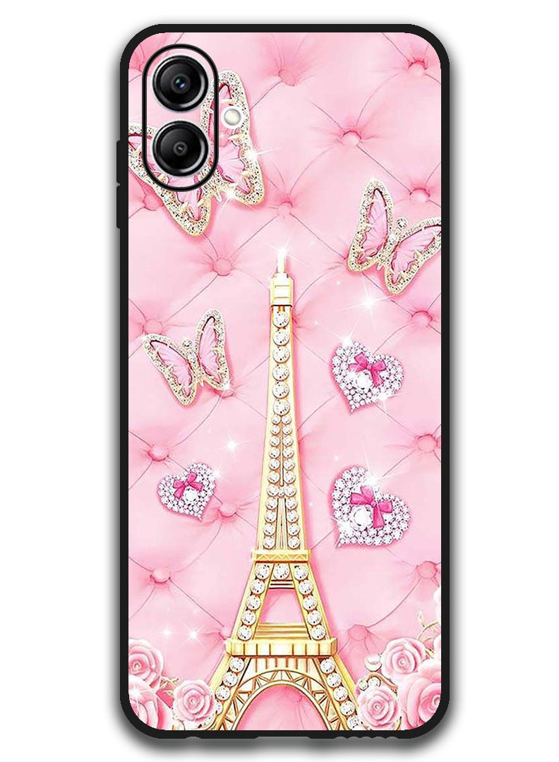 Theodor Case Compatible with Samsung Galaxy A07 6.7 Inch Protection Shockproof Bumper Cover Eiffel Tower (2) - Image 1